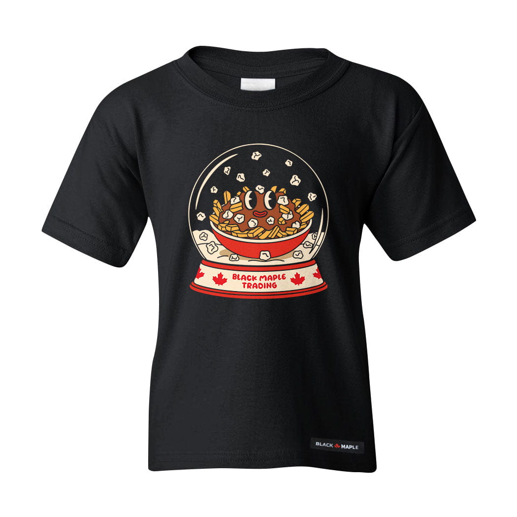 Poutine Snow Globe Kids T-shirt