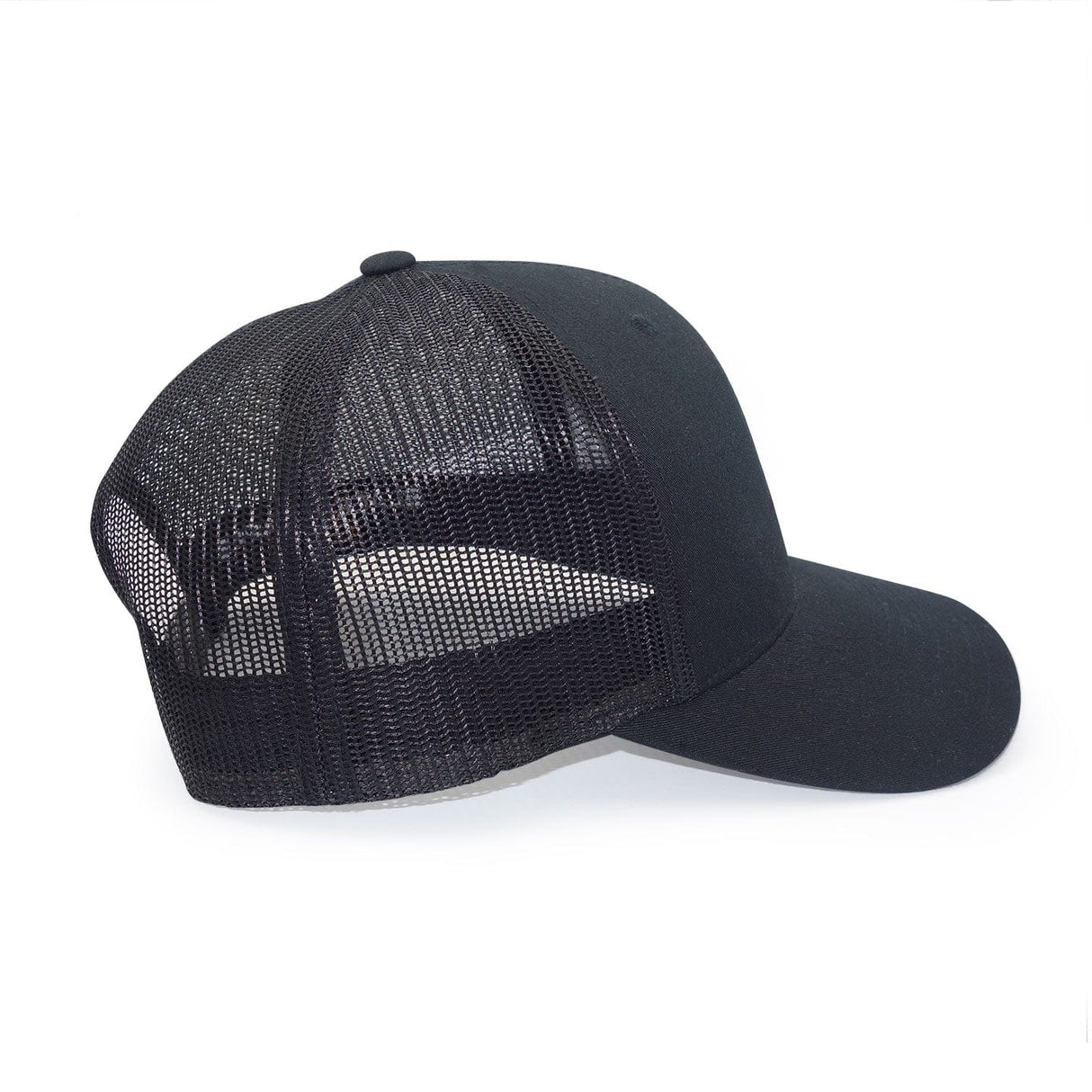 Poutine Black Five Panel Retro Trucker Cap