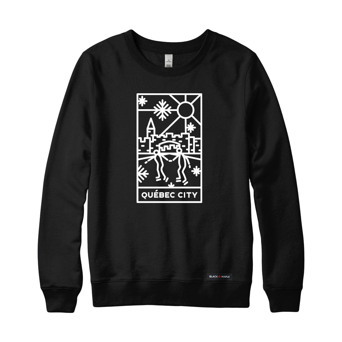 Quebec City Stained Glass Sweatshirt