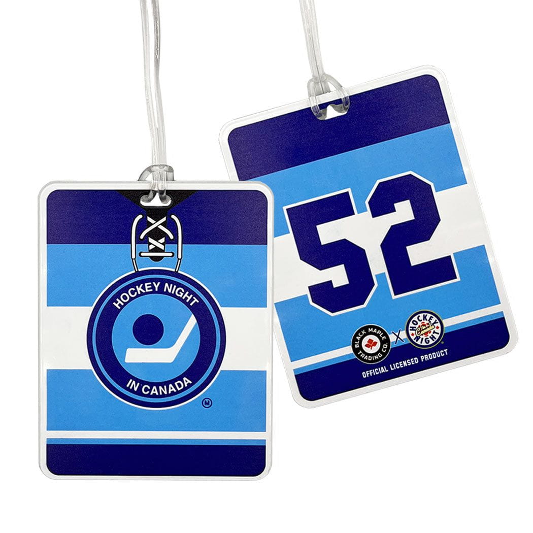 Retro Hockey Night in Canada Luggage Tag