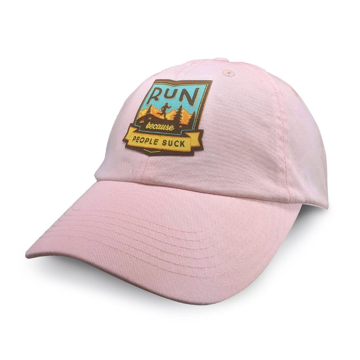 Run Because People Suck Dad Cap