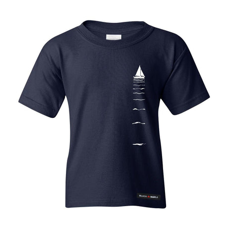 Sailboat Reflection Kids T-shirt