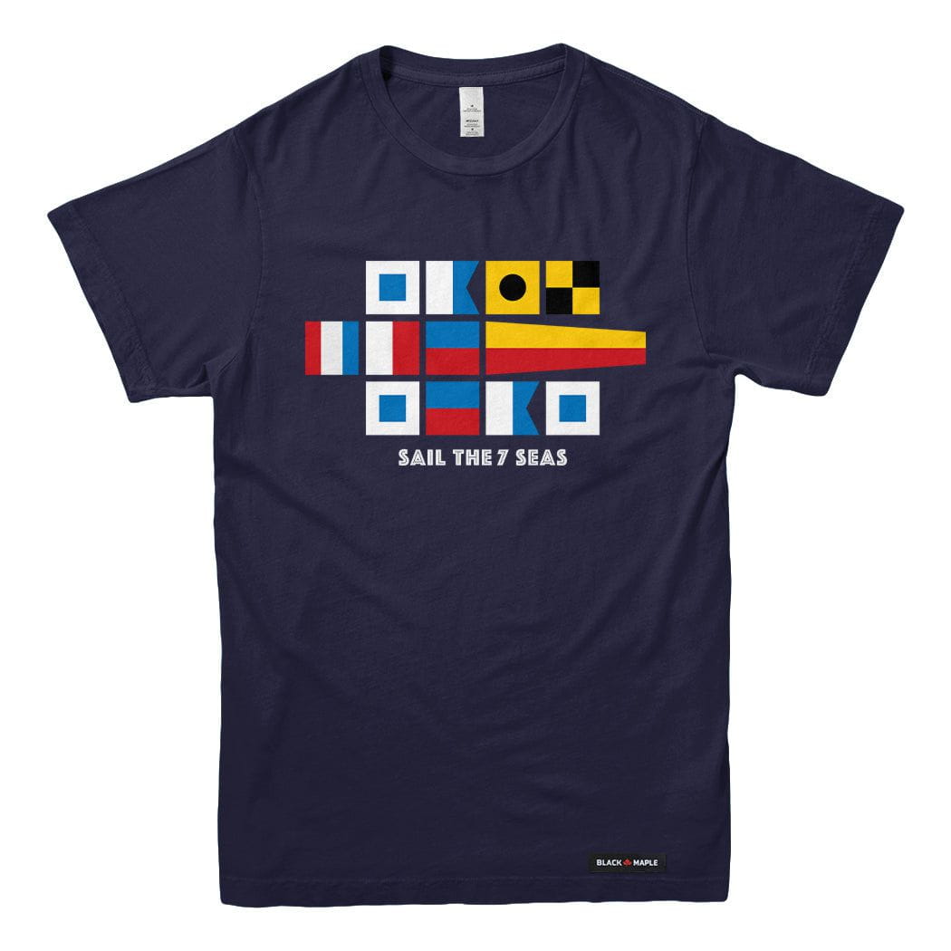 Sail the 7 Seas Signal Flags T-shirt