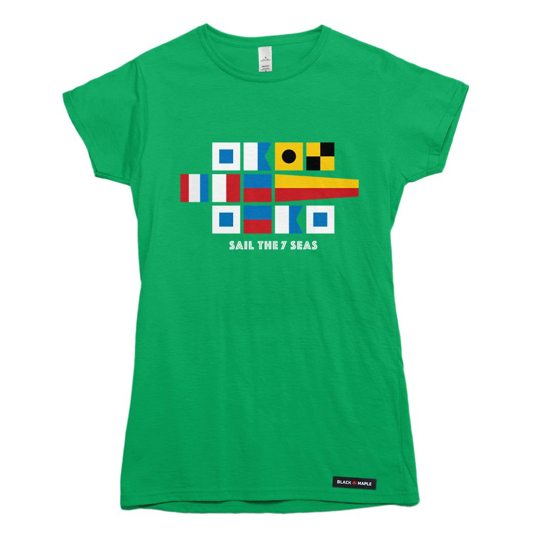 Sail the 7 Seas Signal Flags T-shirt