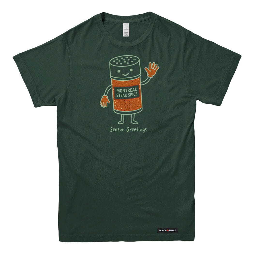 Season Greetings Montreal Steak Spice Mens T-shirt