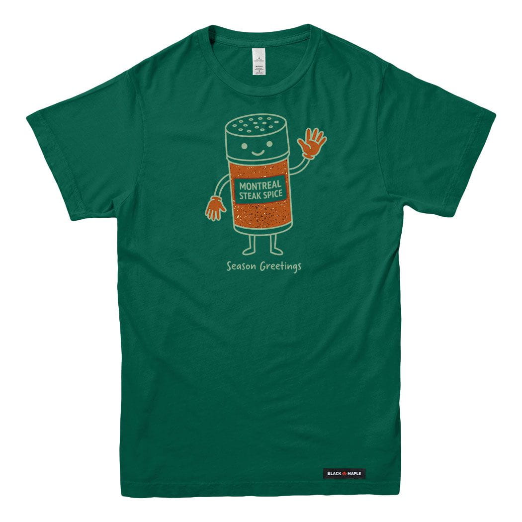 Season Greetings Montreal Steak Spice Mens T-shirt