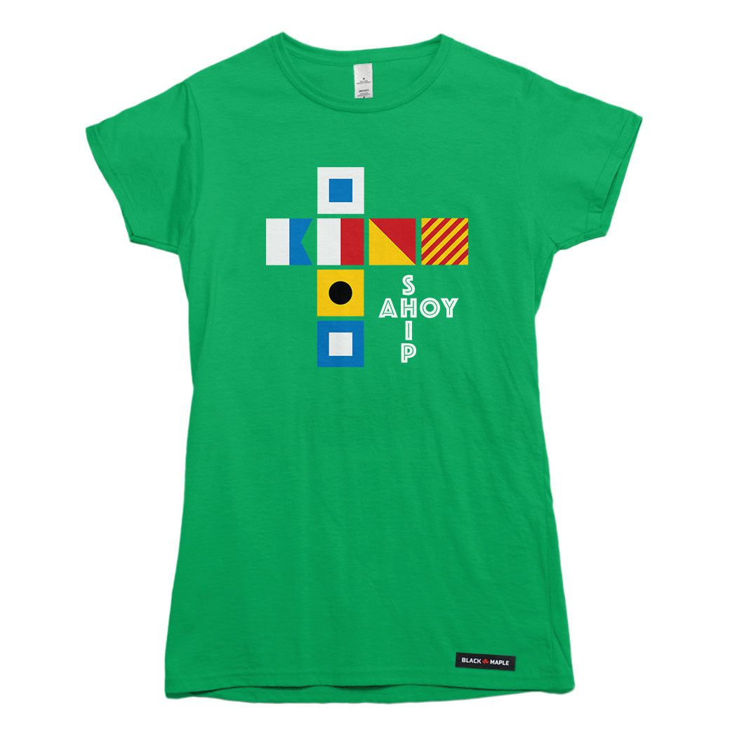 Ship Ahoy Signal Flags T-shirt