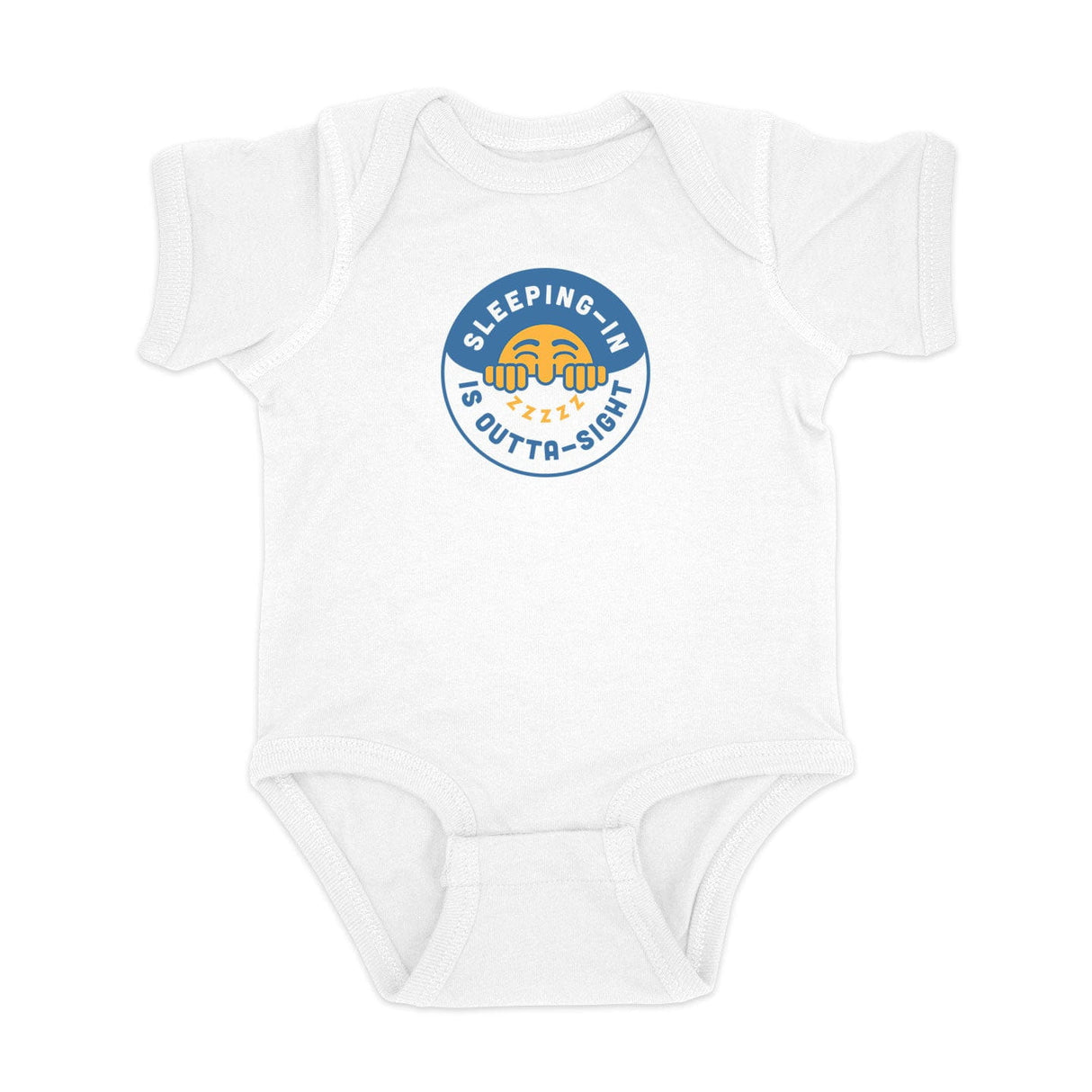 Sleeping in is Outta Sight Baby Onesie