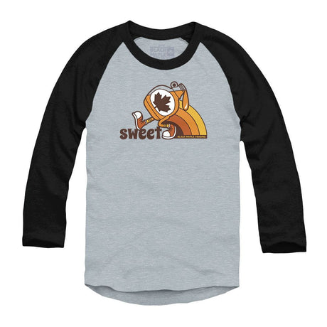 Sweet Maple Syrup Raglan Baseball Shirt