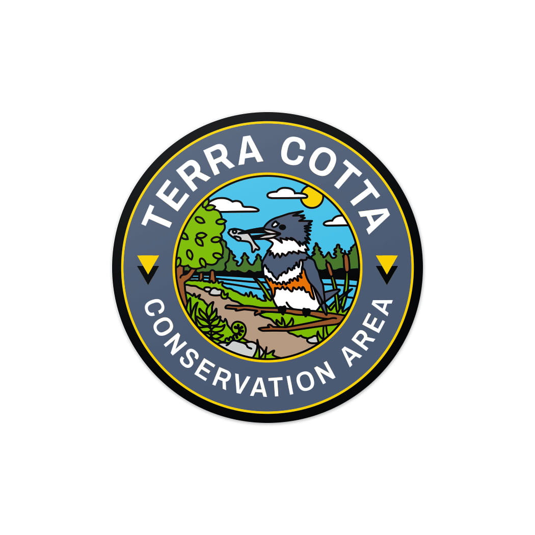 Terra Cotta Conservation Area Vinyl Sticker | Credit Valley Parks