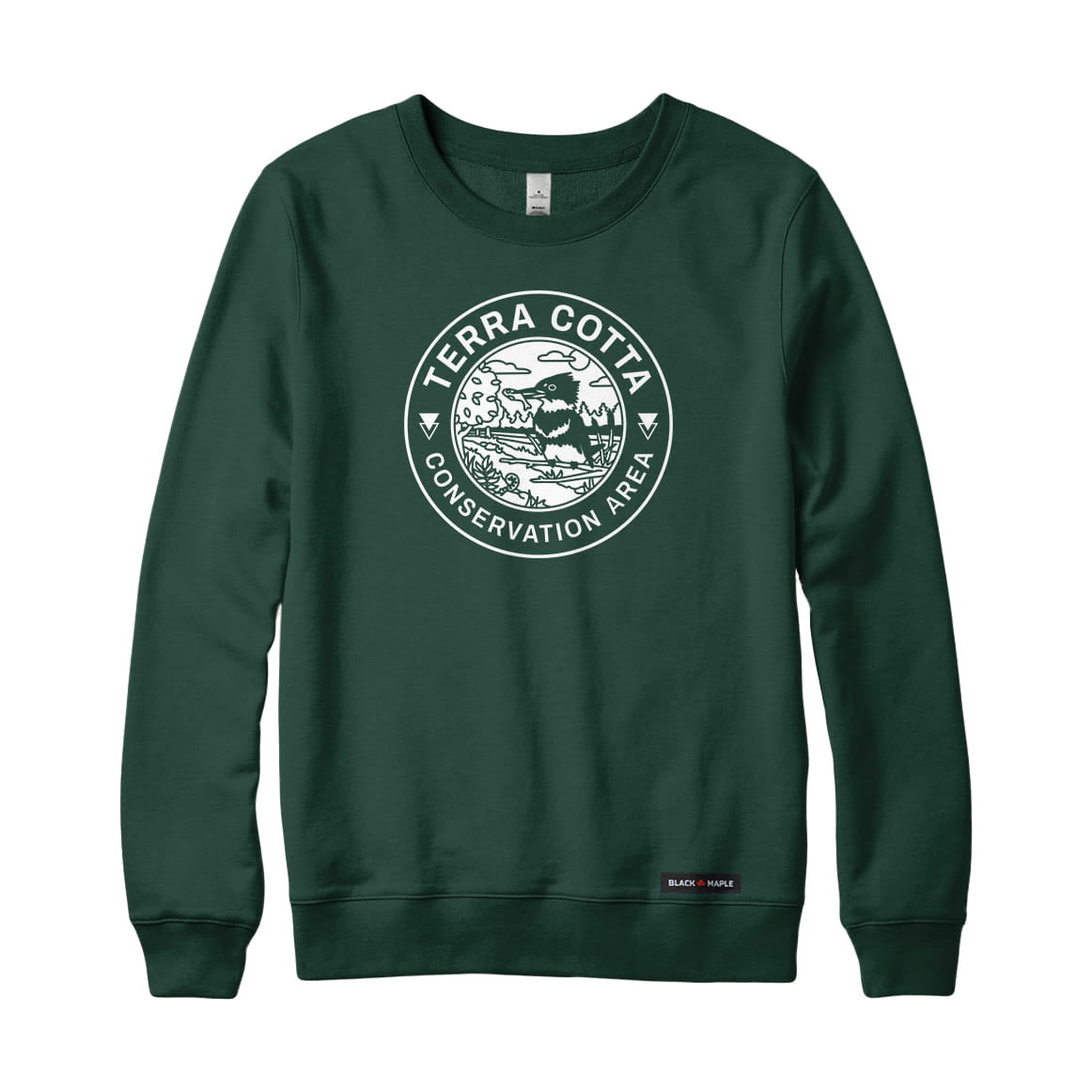 Terra Cotta Conservation Area Monochrome Print Sweatshirt | Credit Valley Parks
