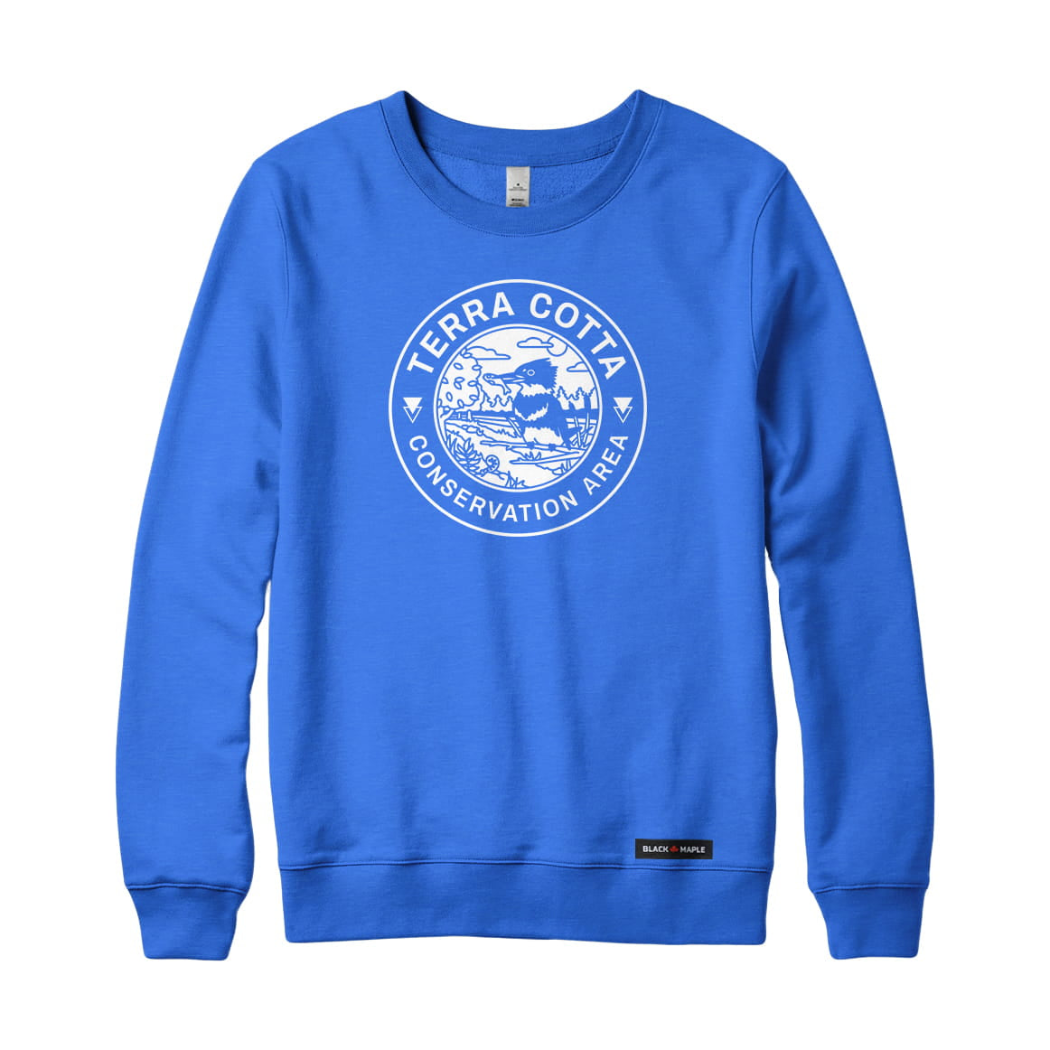 Terra Cotta Conservation Area Monochrome Print Sweatshirt | Credit Valley Parks