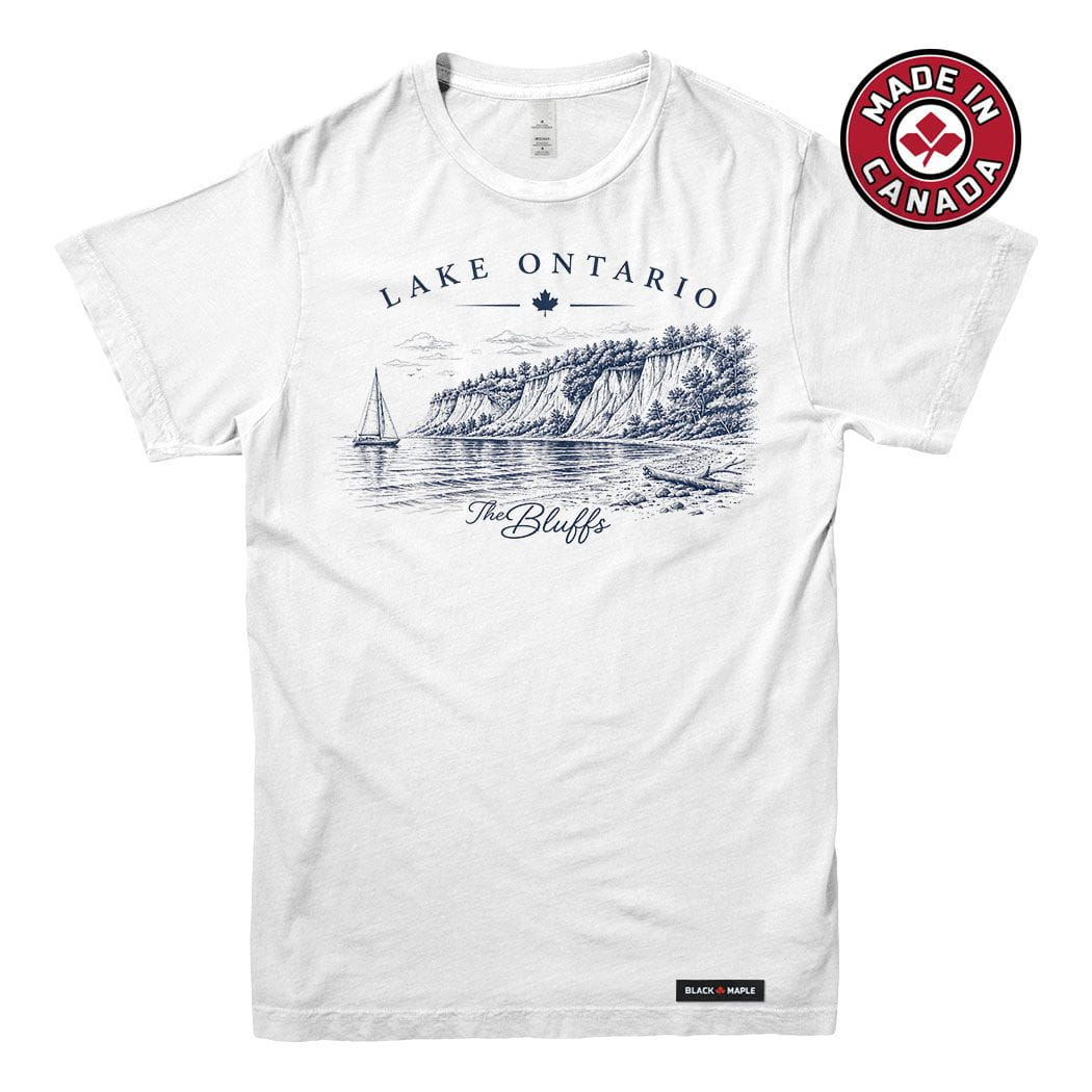 The Bluffs Lake Ontario Mens T-shirt