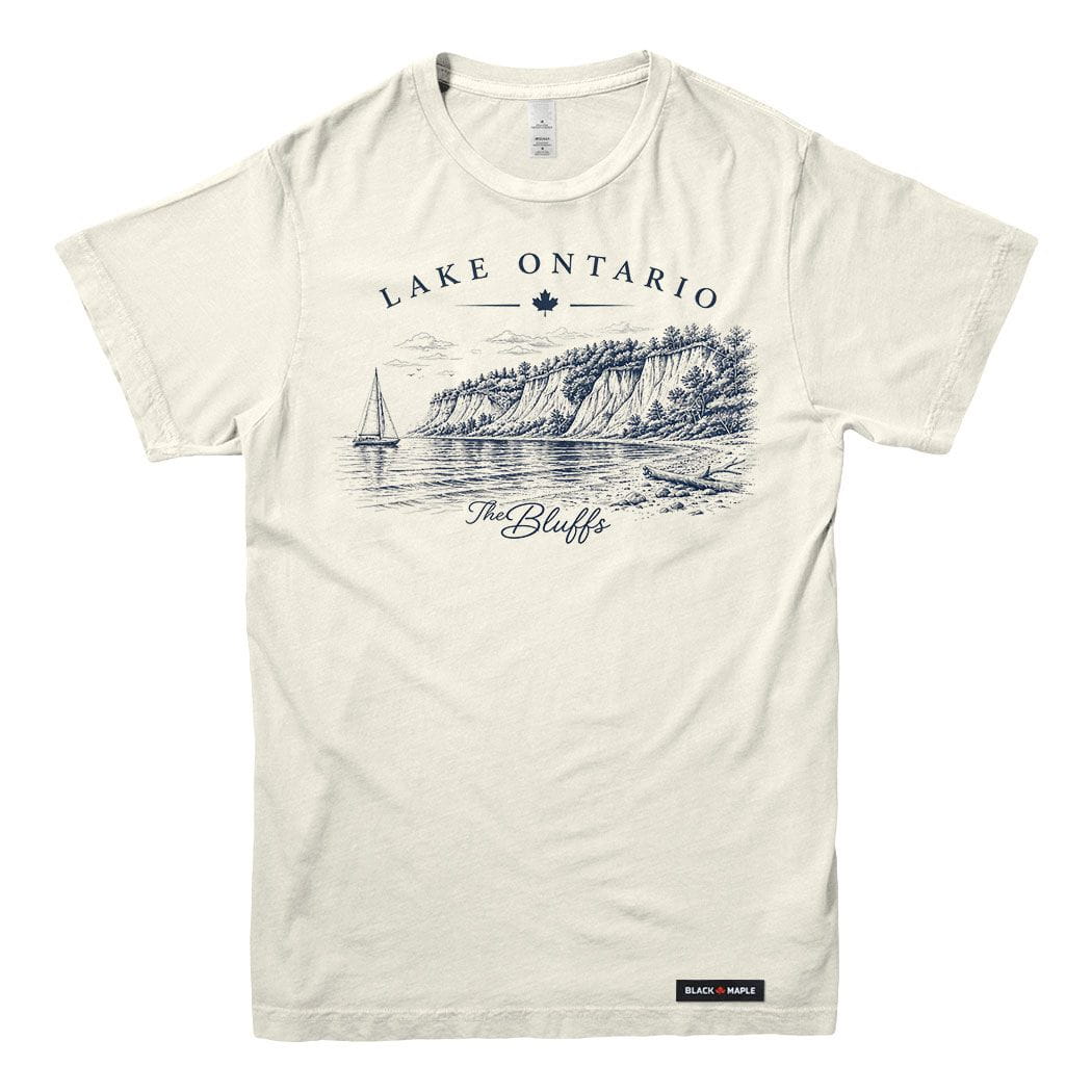 The Bluffs Lake Ontario Mens T-shirt