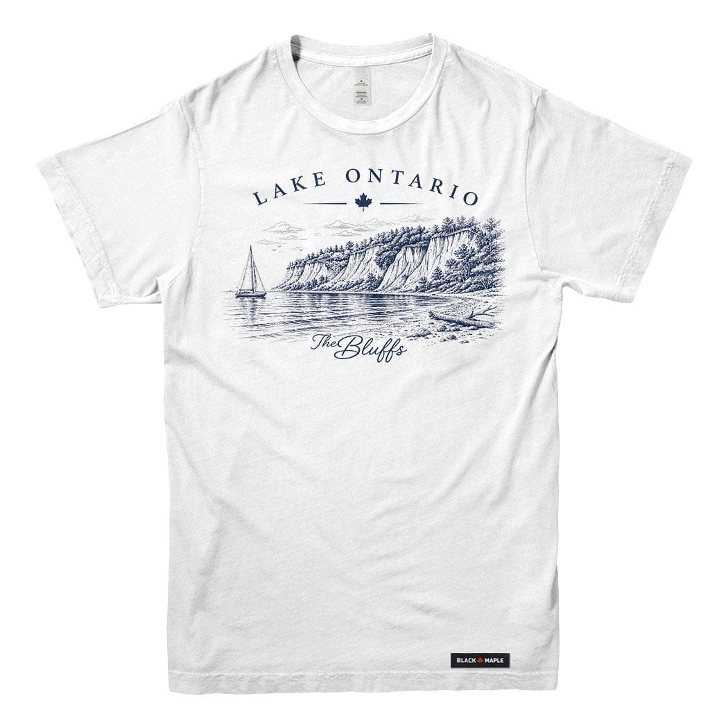 The Bluffs Lake Ontario Mens T-shirt