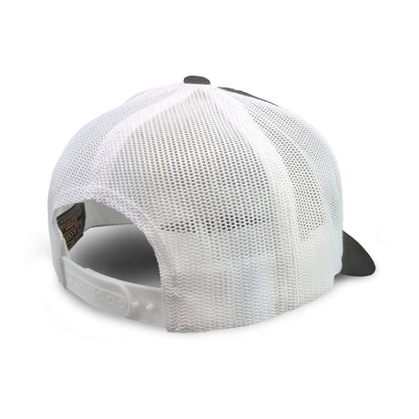 Hockey Night in Canada Black and White Logo Curved Brim Trucker Cap