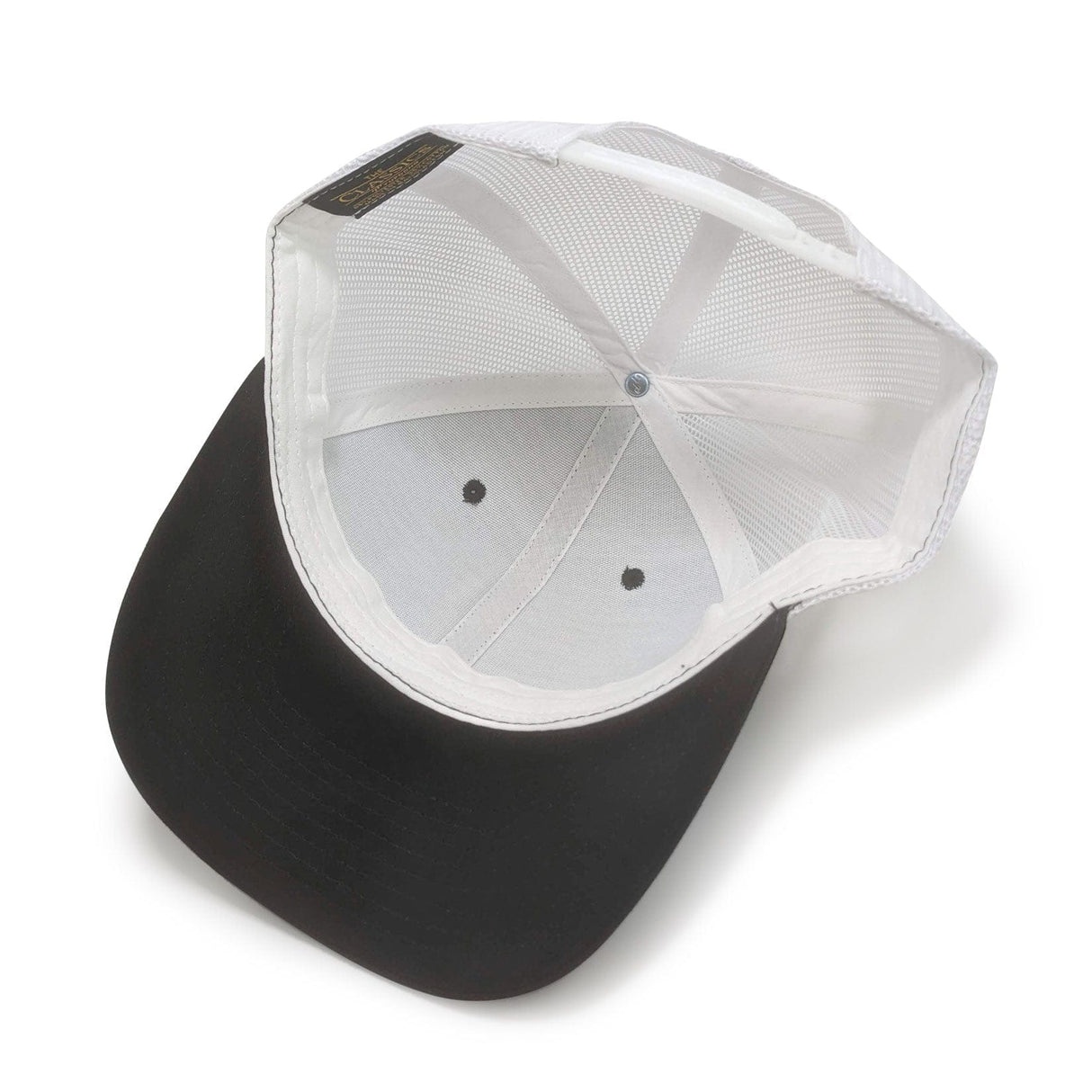 Hockey Night in Canada Black and White Logo Curved Brim Trucker Cap