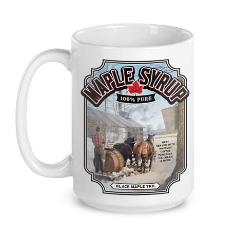Vintage Maple Syrup Label 15 oz Mug