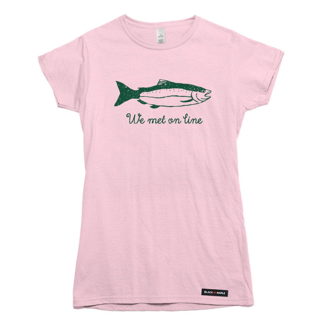 We Met On Line Fishing T-shirt