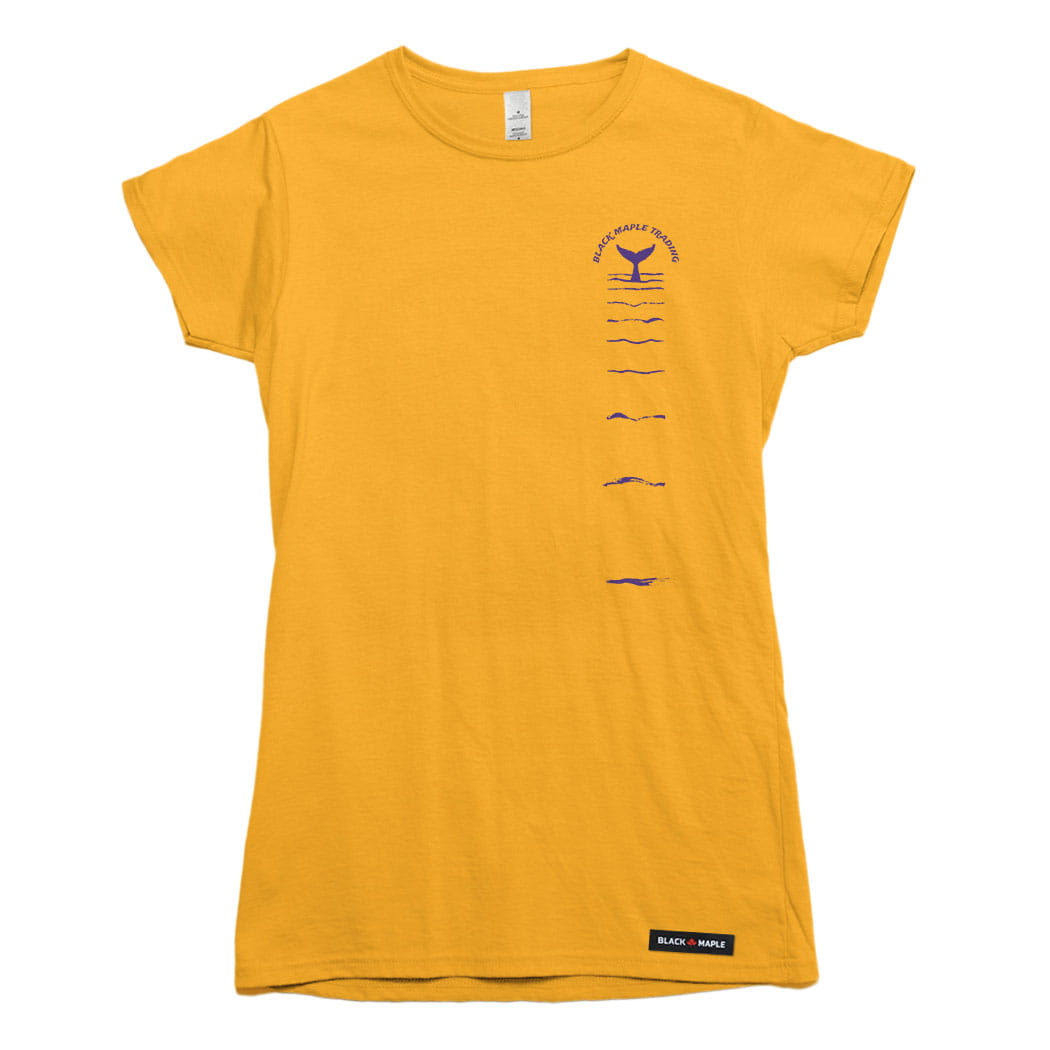 Whale Lobtailing Reflection T-shirt