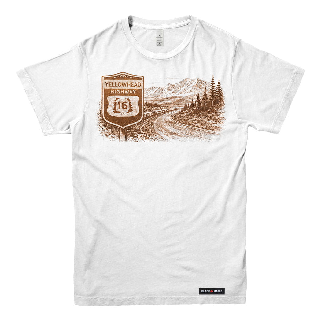 Yellowhead Highway Western Road Trip T-shirt