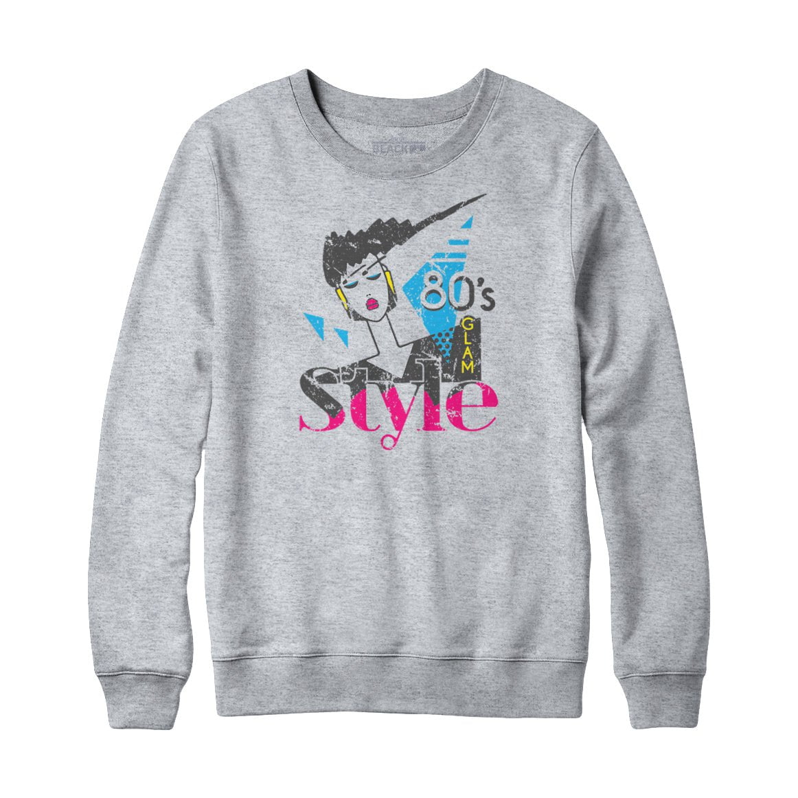 80s Glam Style Sweatshirt and Hoodie