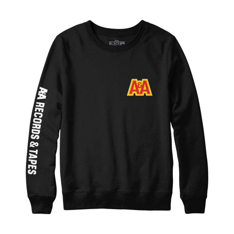 A&A Records Chest and Sleeve Print Sweatshirt and Hoodie