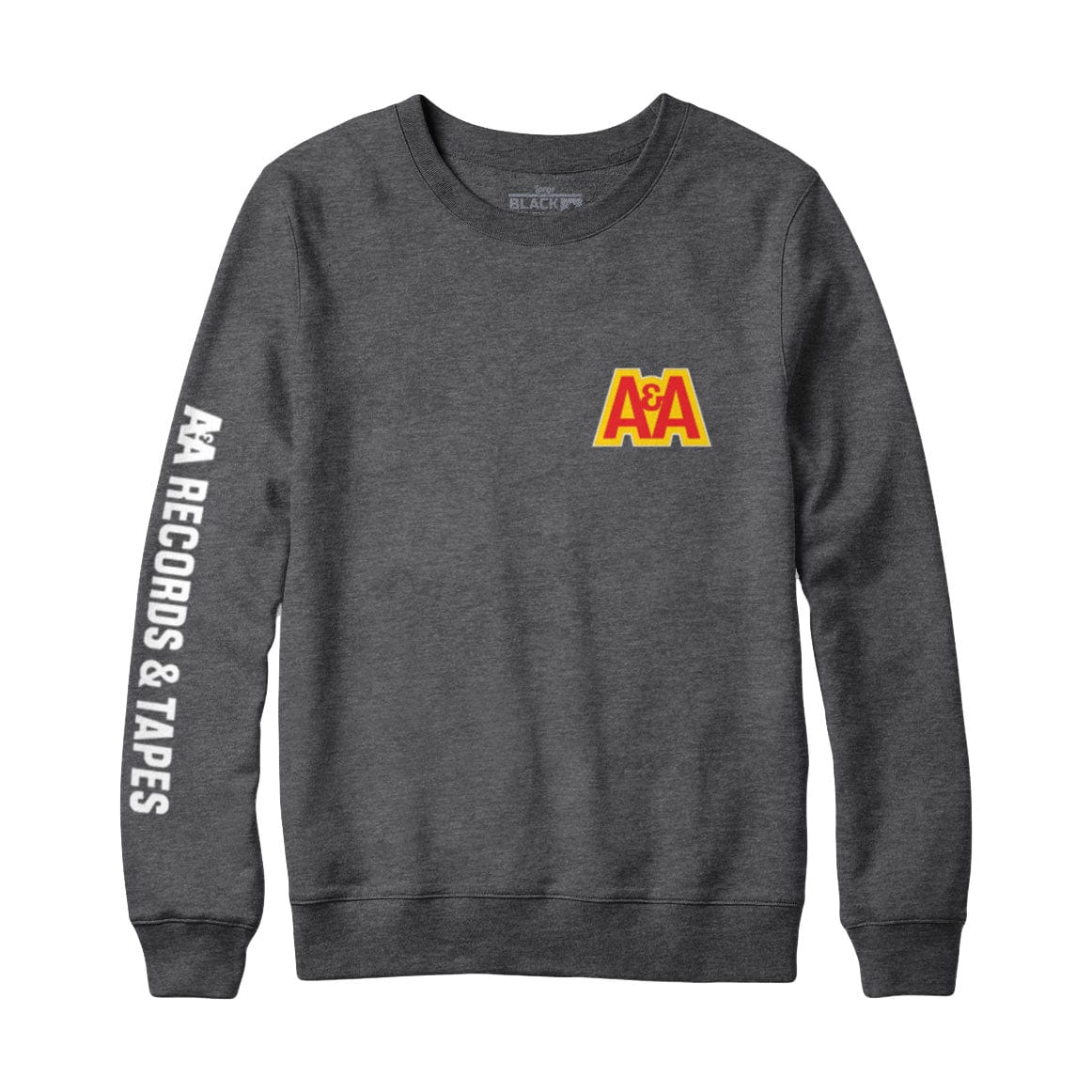 A&A Records Chest and Sleeve Print Sweatshirt and Hoodie