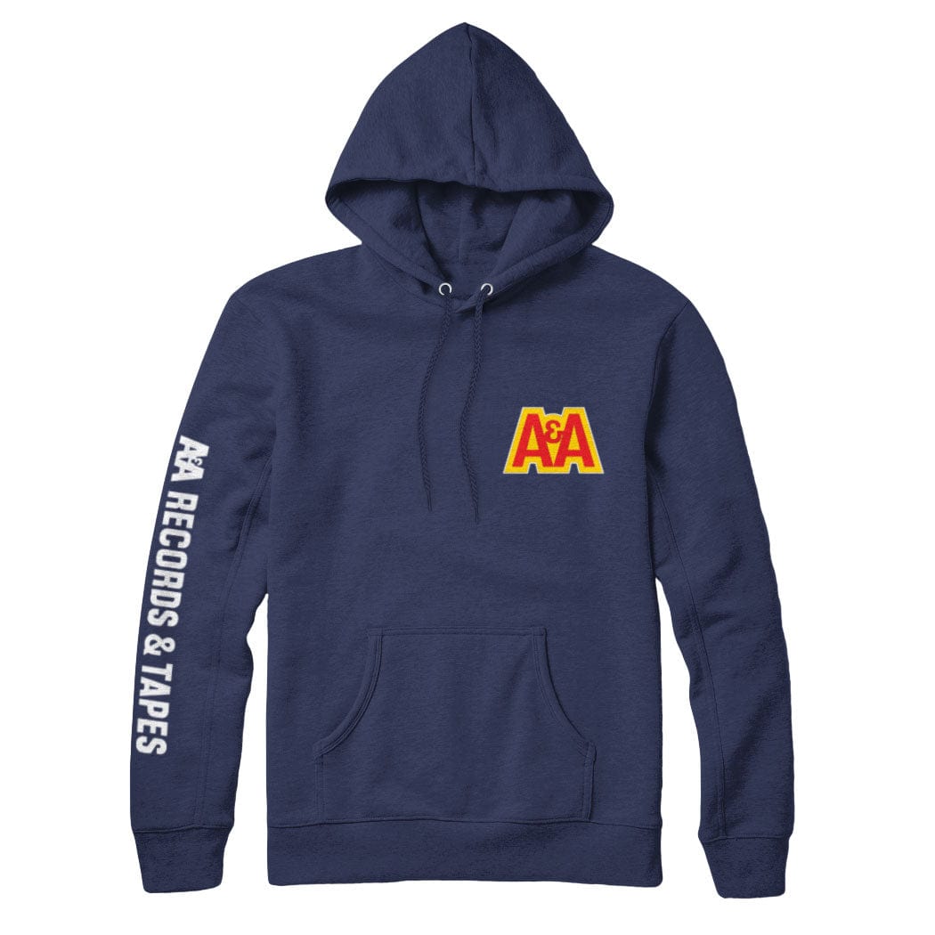 A&A Records Chest and Sleeve Print Sweatshirt and Hoodie