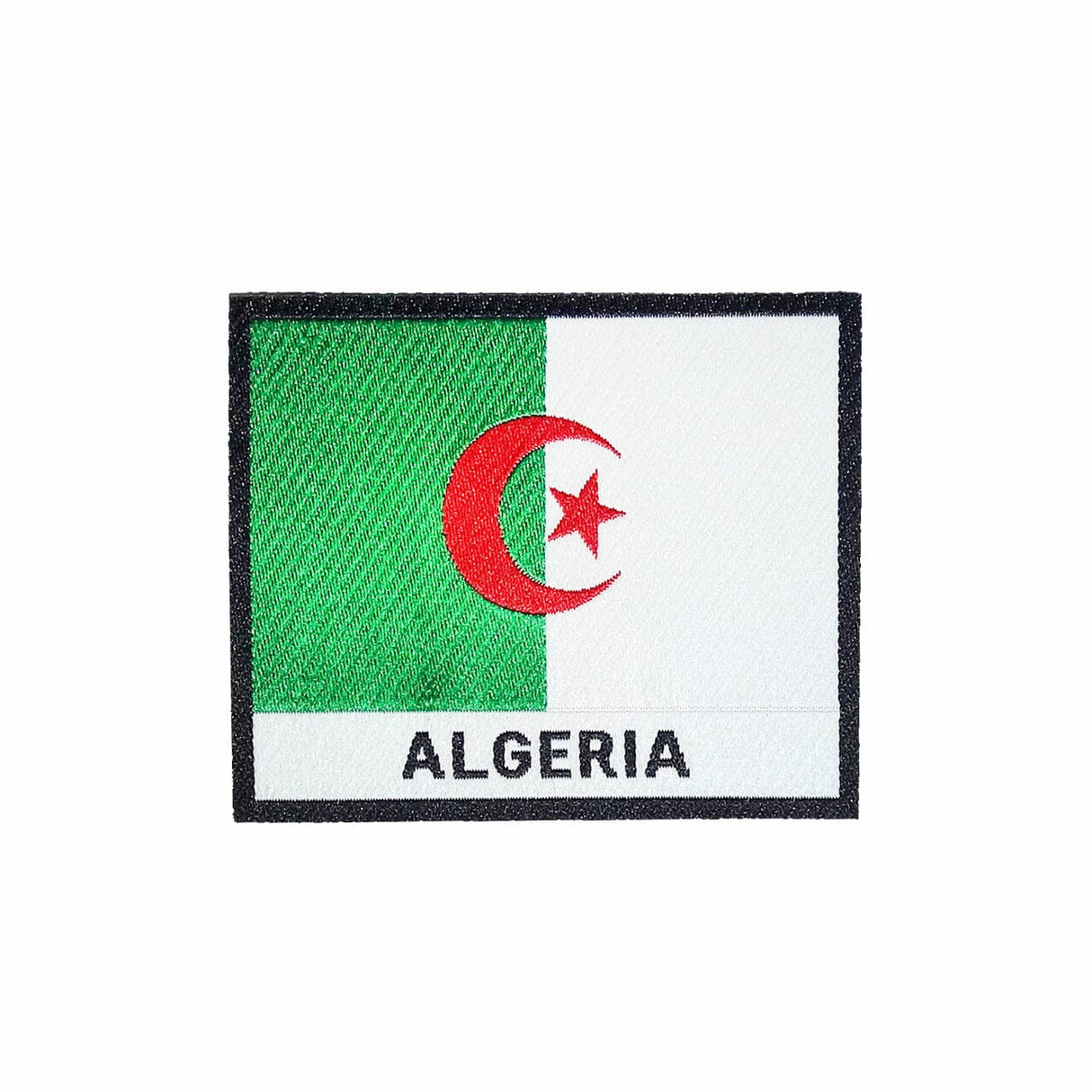 Algeria Flag Iron On Patch