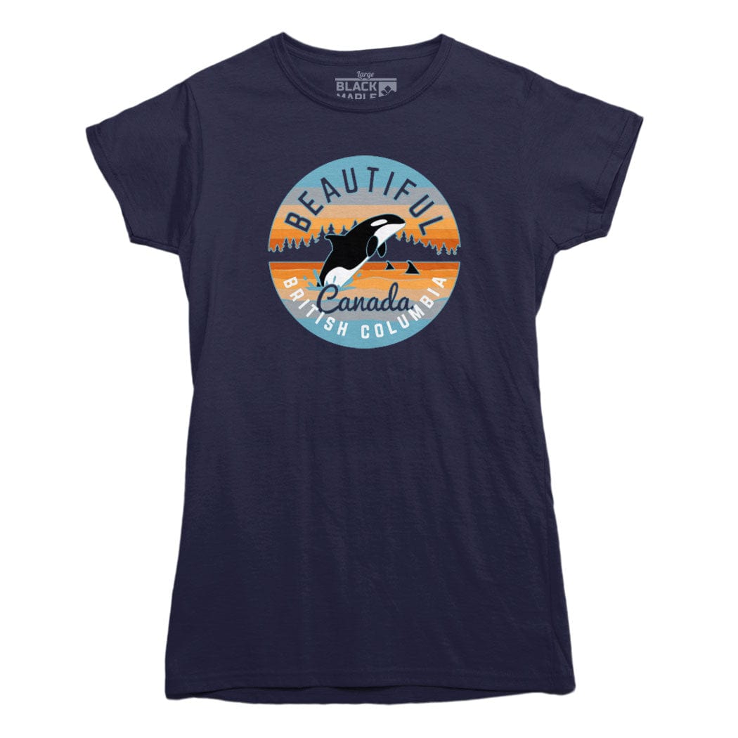 Beautiful British Columbia BC Whale T-shirt
