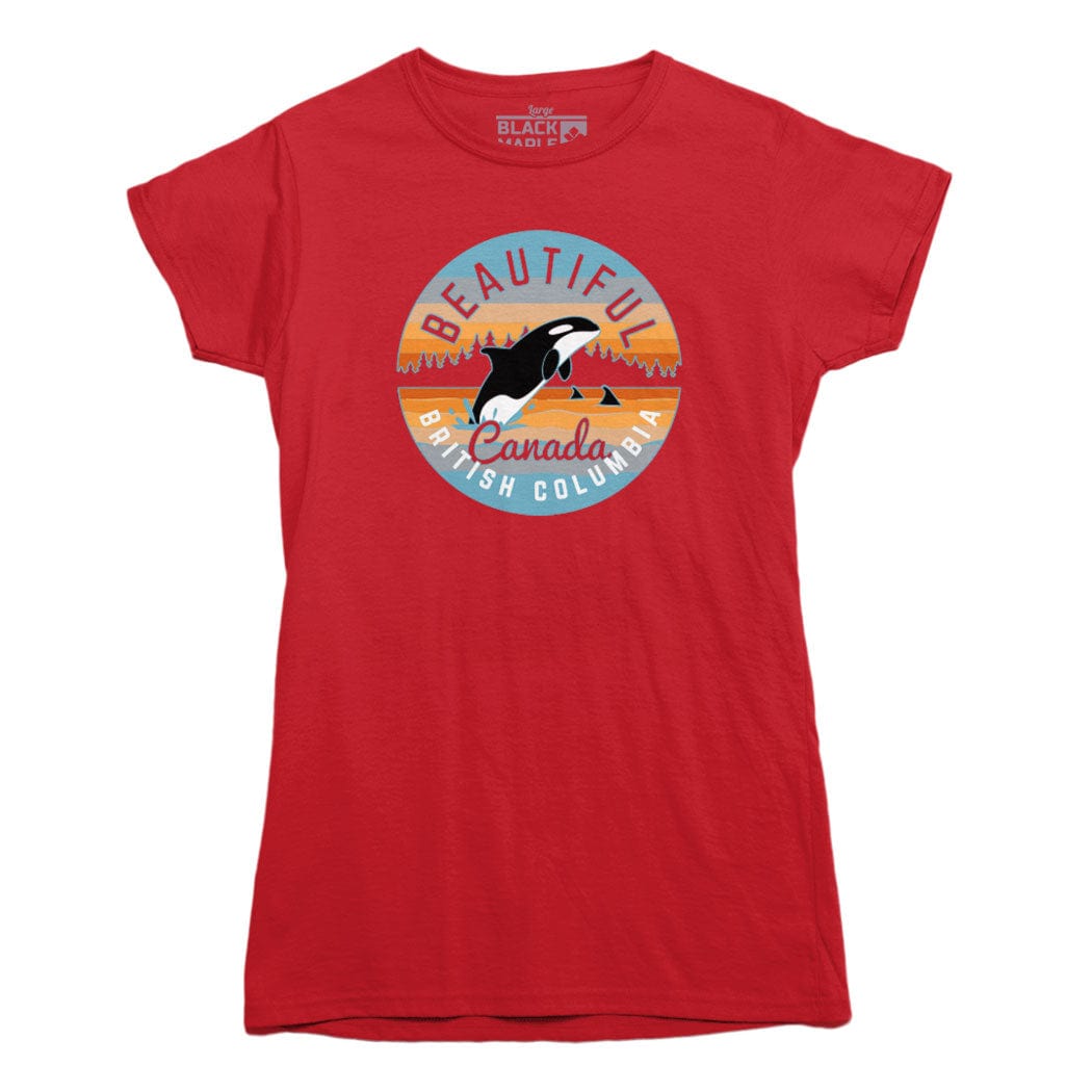 Beautiful British Columbia BC Whale T-shirt