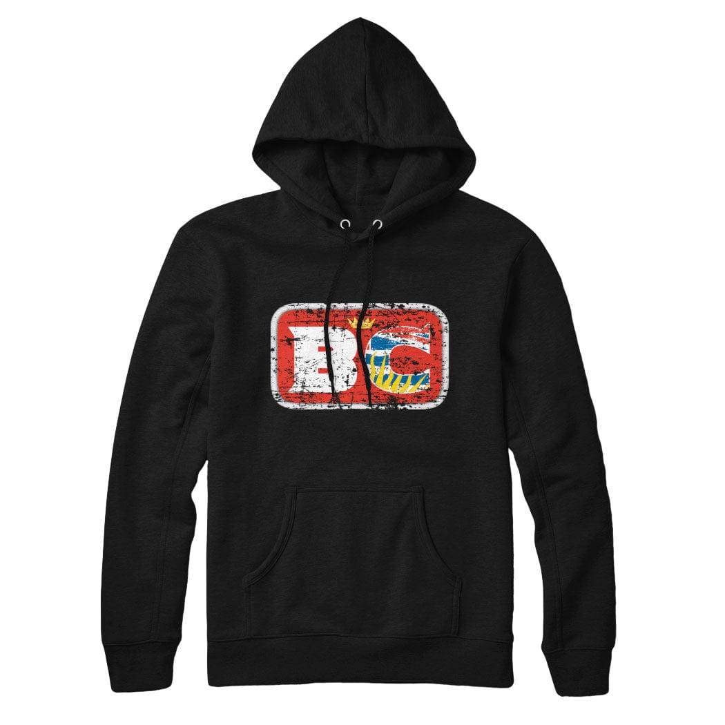 British Columbia Distressed Acronym Sweatshirt Hoodie