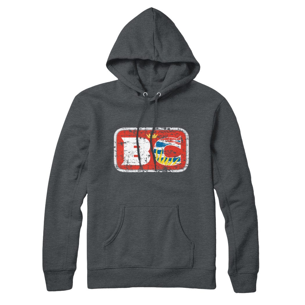 British Columbia Distressed Acronym Sweatshirt Hoodie