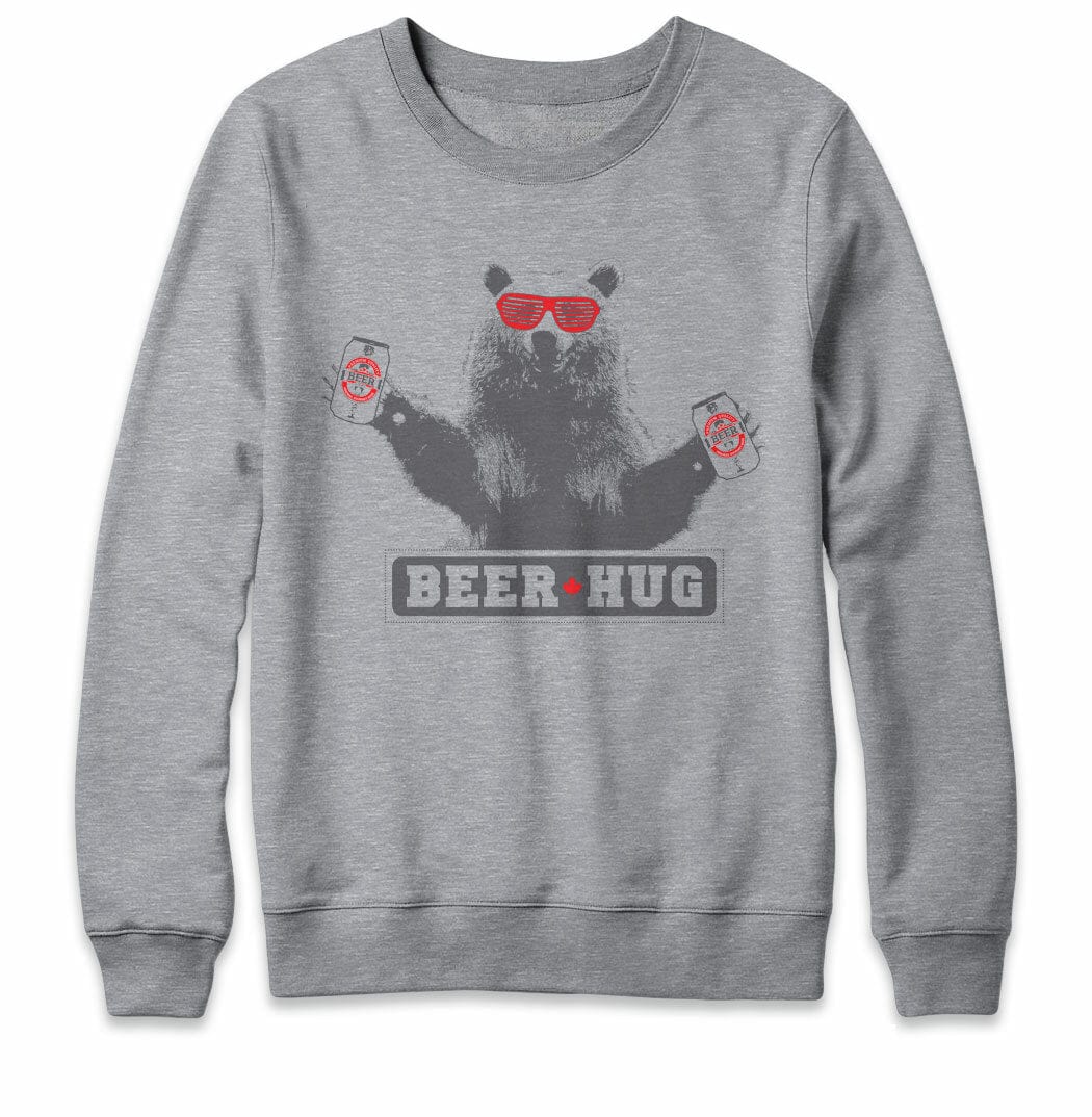 Beer Hugs Gray Heather Tank Top Crewneck