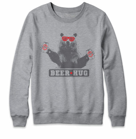 Beer Hugs Gray Heather Tank Top Crewneck