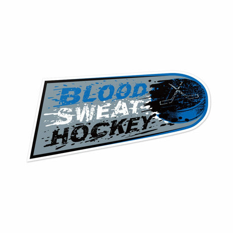 Blood Sweat Hockey Vinyl Sticker