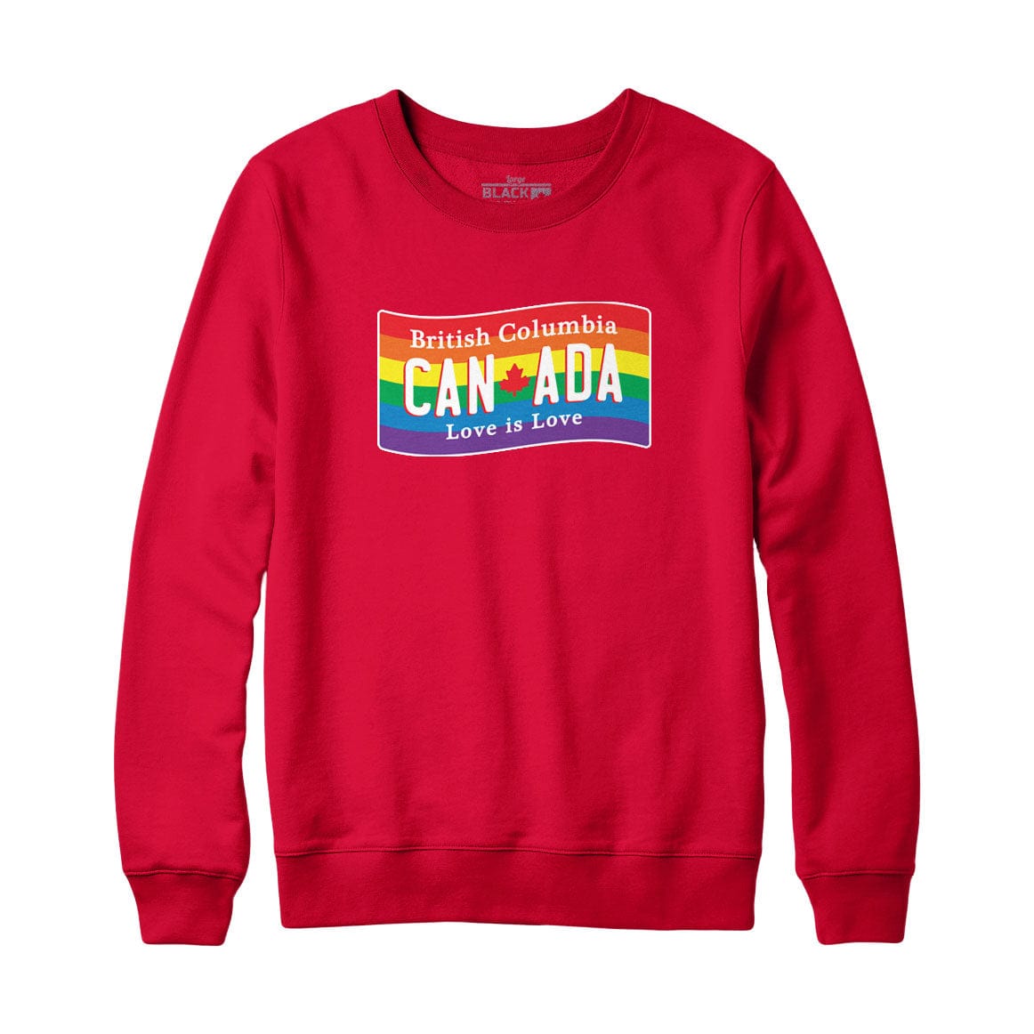 British Columbia Love is Love Sweatshirt Hoodie