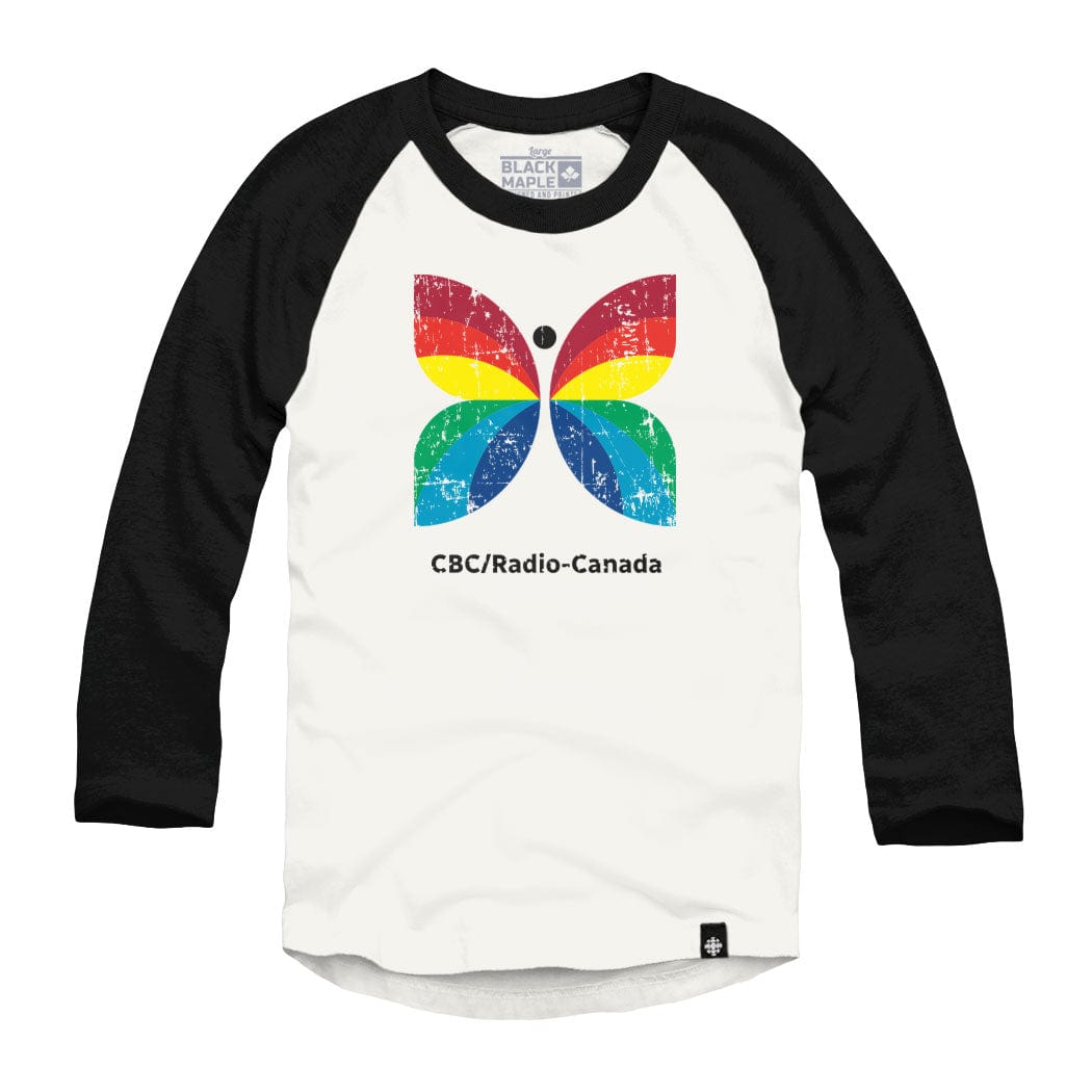 CBC Retro Butterfly Logo Raglan