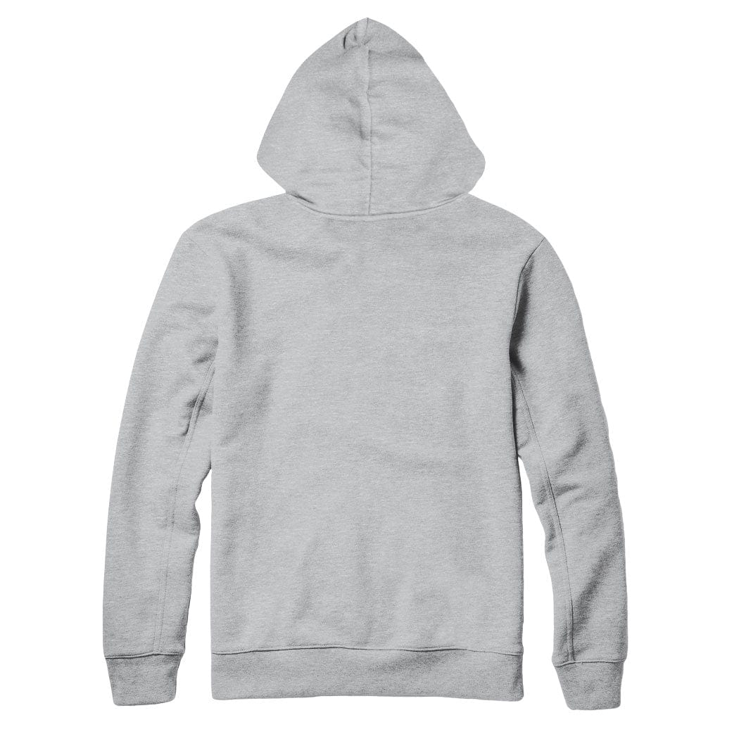 CBC Radio Canada Blue and Red Hood Pattern Zip Hoody