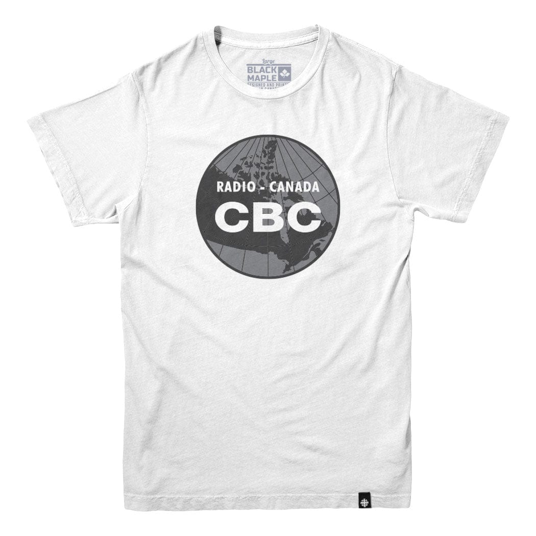 CBC 1958 Vintage Round Map Logo T-shirt