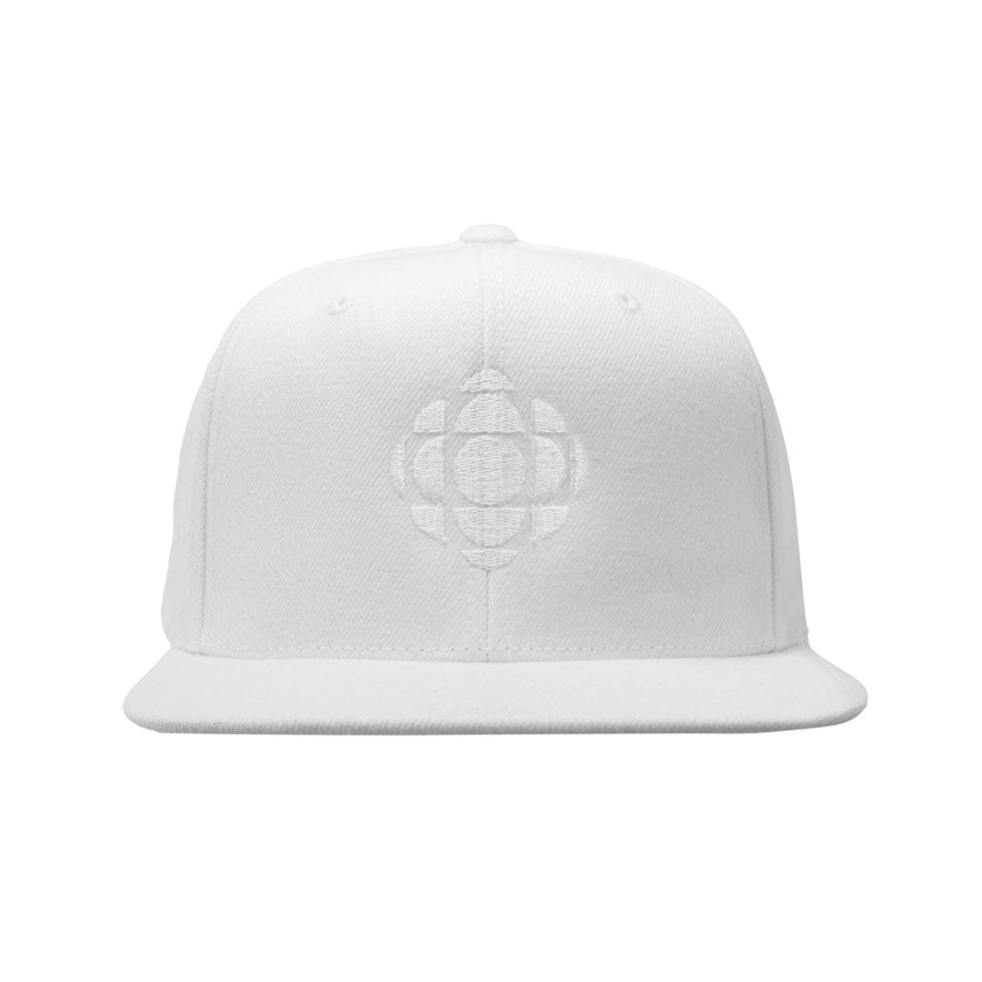 CBC Gem Logo Tone on Tone White Snapback Cap