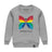 CBC 1966-74 textured Butterfly logo Athletic Grey Youth Crewneck Sweater