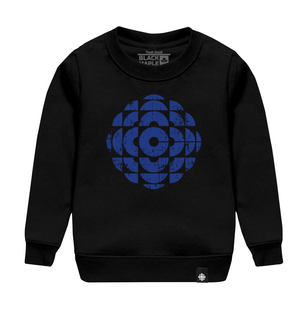 CBC 1986-92 Blue Logo Youth Crewneck Sweater Black