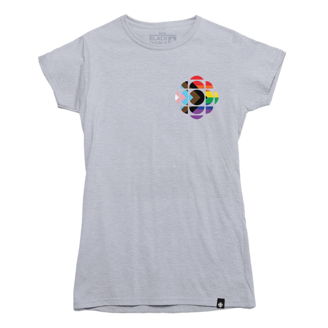 CBC Progress Pride Gem Left Chest Logo T-shirt