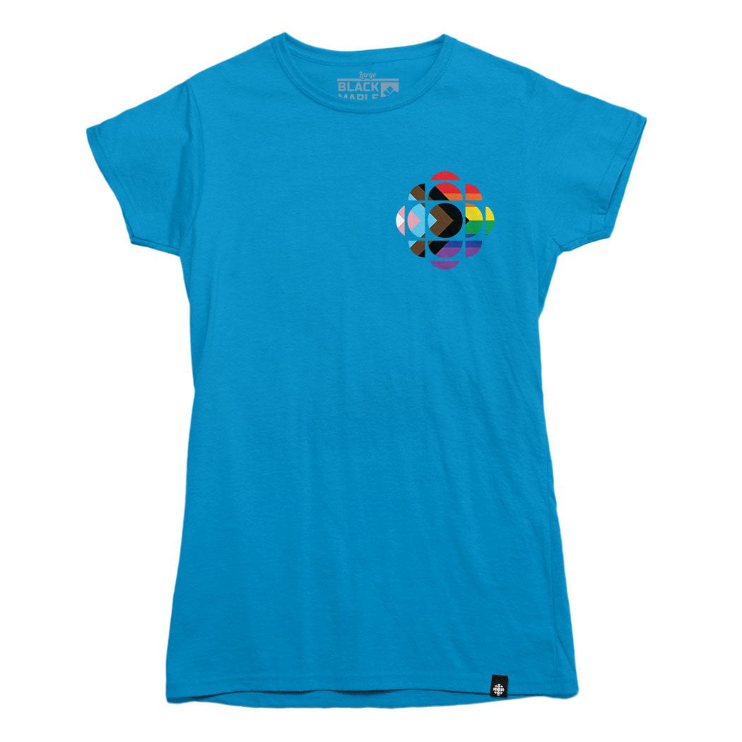CBC Progress Pride Gem Left Chest Logo T-shirt