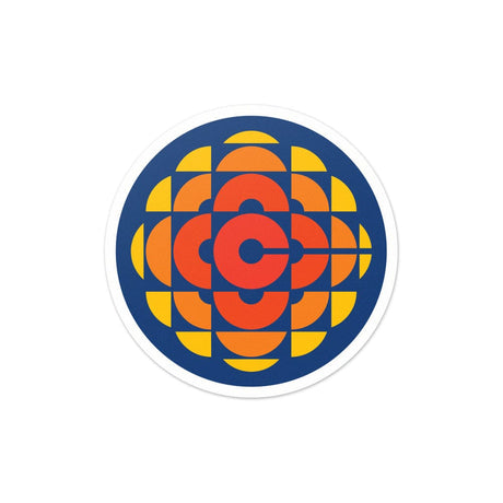 CBC Exploding Pizza Logo Vinyl Sticker