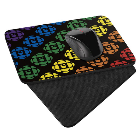 CBC Kids Gem Logo Rainbow Pattern Mousepad