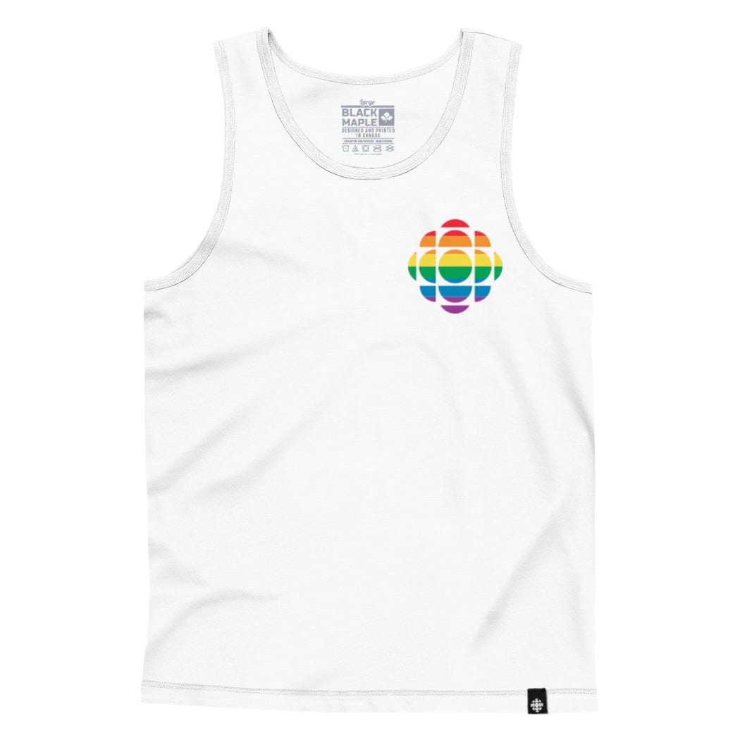 CBC Pride Gem Chest White Tanktop
