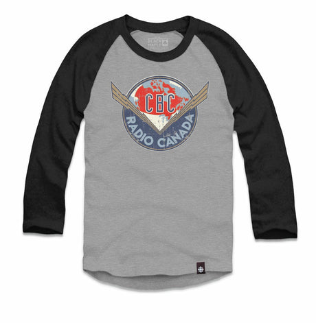 Vintage CBC Thunderbolt Logo Raglan Baseball